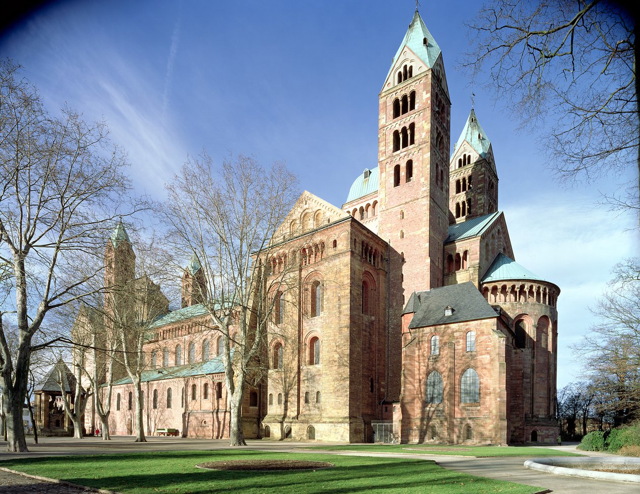 Speyers katedral, påbörjad 1030 av German School