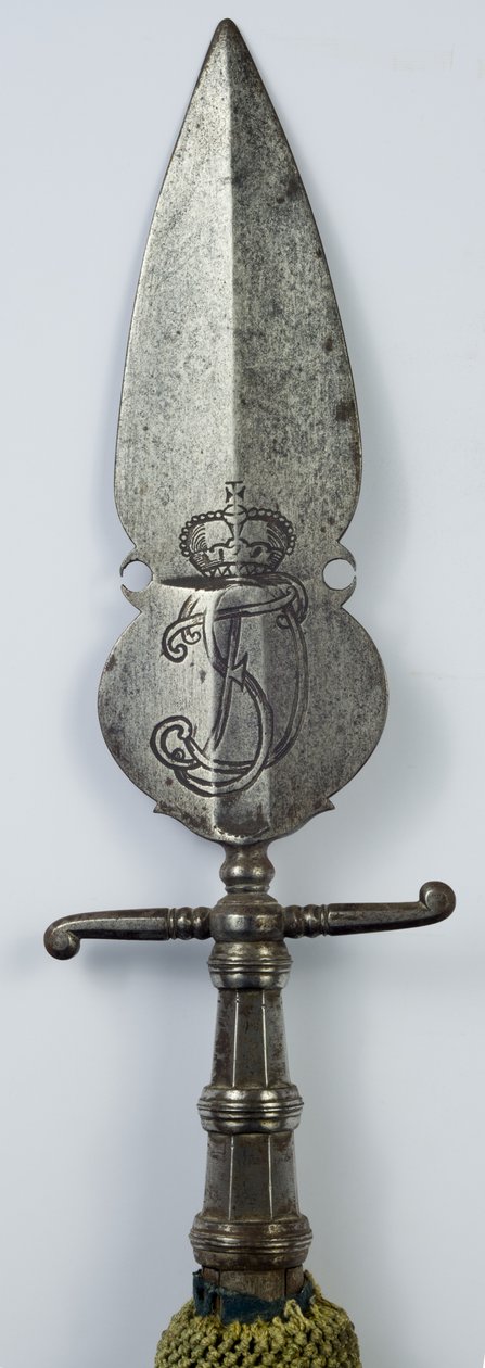 Sponton, ca 1725-50 (järn, trä och textil) av German School