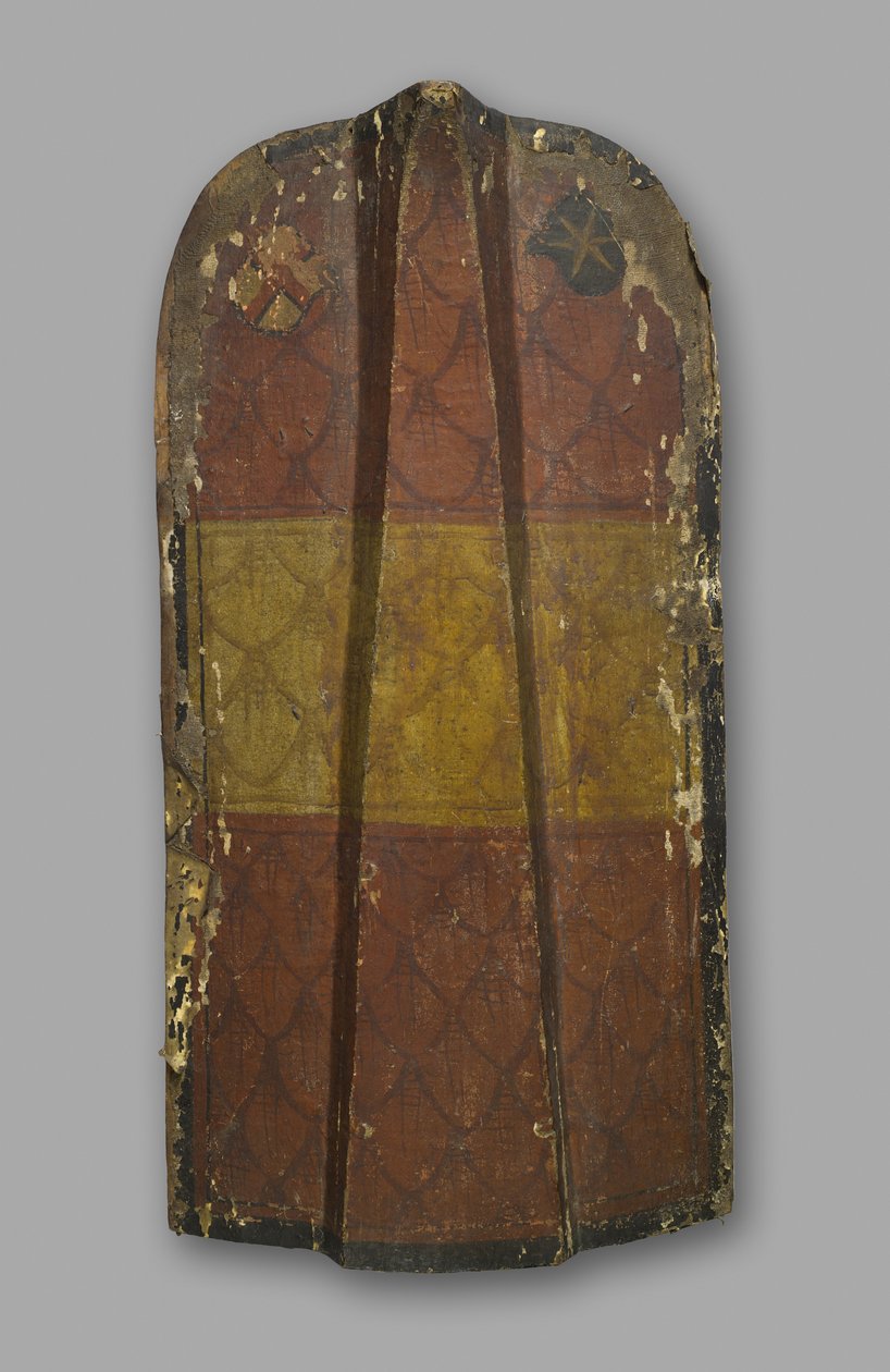 Stående pavise, Klausen, ca 1480-90 (trä, järn och galtskinn) av German School