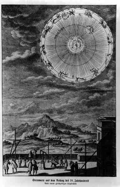 Star-Gazing i början av 1700-talet av German School