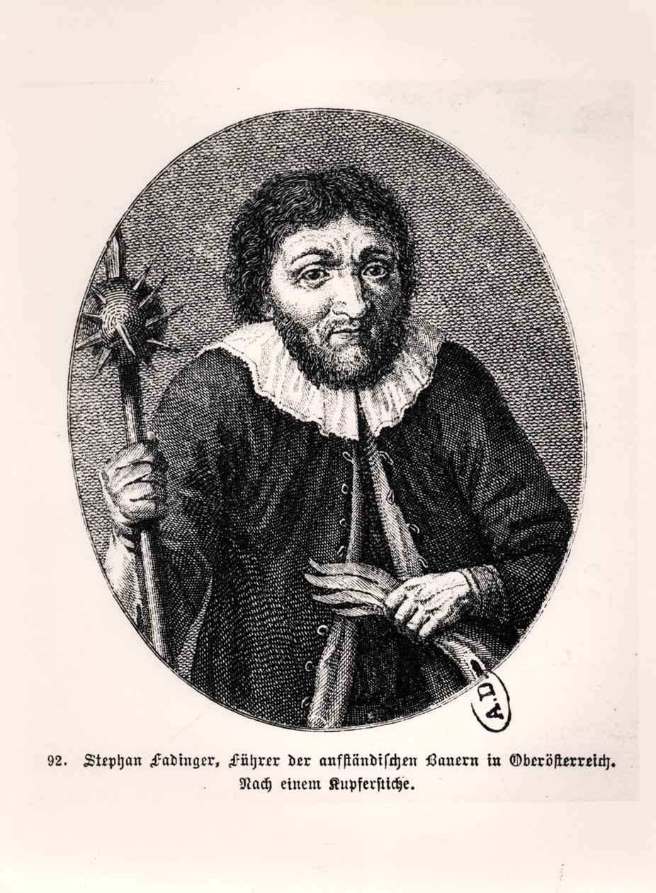 Stephan Fadinger (d.1626), ledare för det österrikiska bondeupproret (1625-1626) av German School