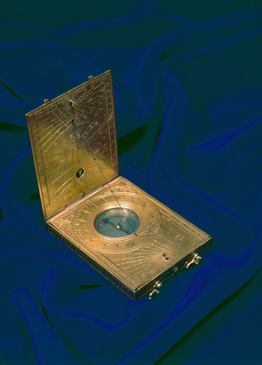 Tablettsolur, 1592 (förgylld mässing) av German School
