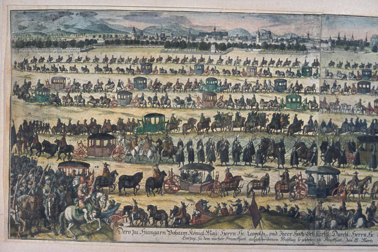 Leopold I:s kröning av German School