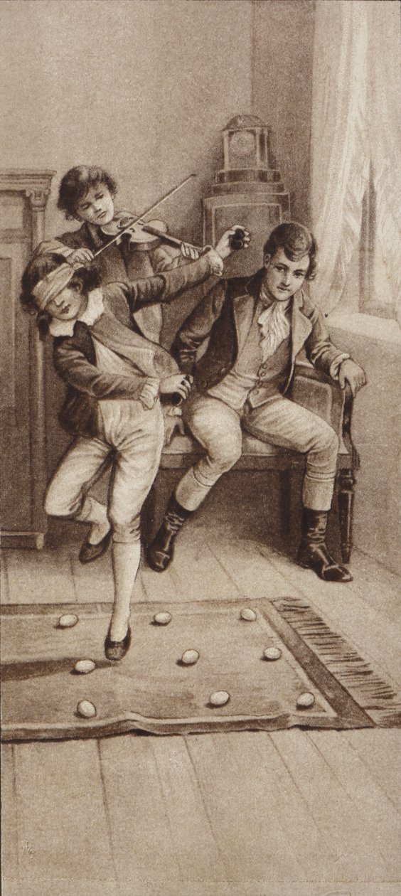 Äggdansen (litografi) av German School