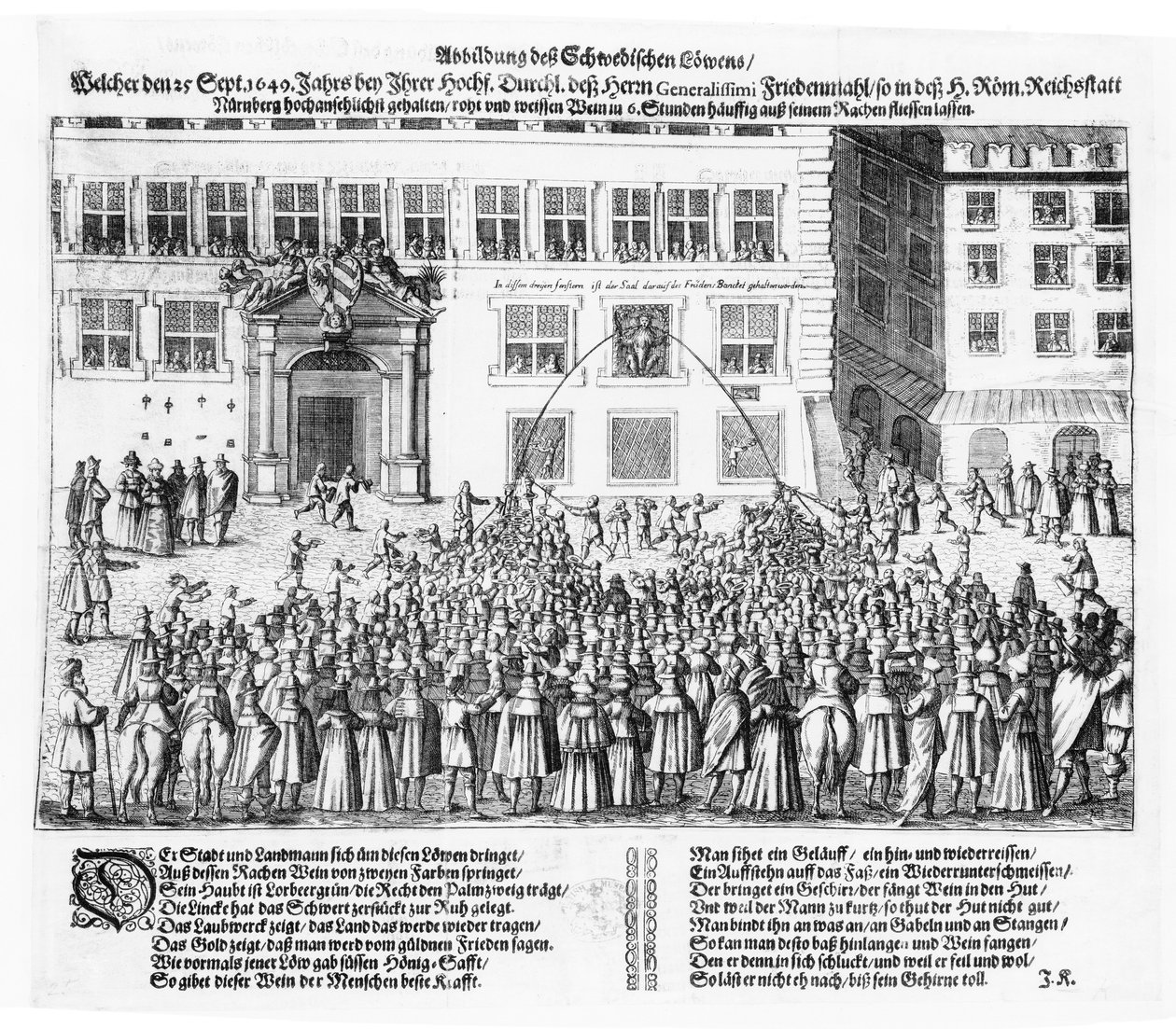 Freden i Nürnberg, 25 september 1649 av German School