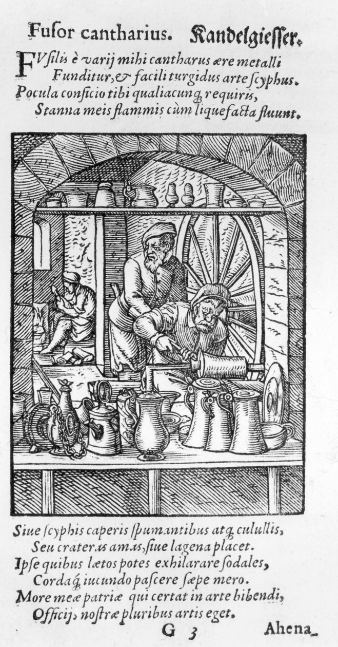 The Tankard Maker, utgiven av Hartman Schopper av German School