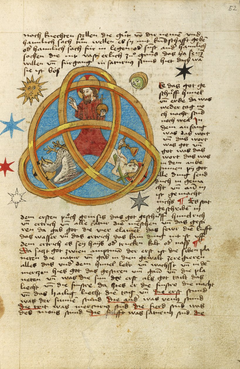 Treenigheten, ca 1464 (akvarell  tusch) av German School