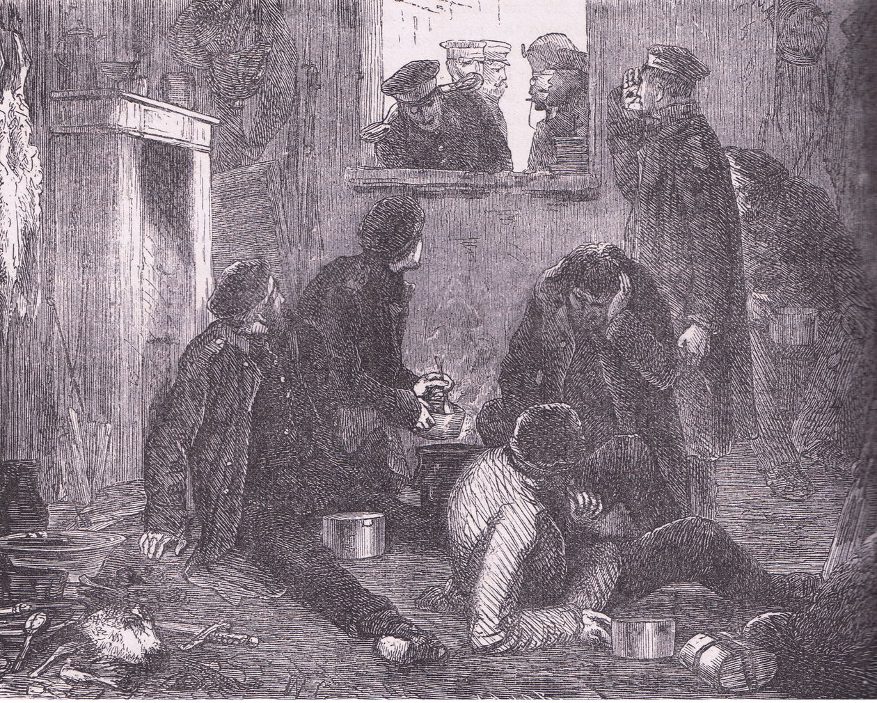 Kronprinsen av Preussen går runt, Cassells historia om kriget mellan Frankrike och Tyskland publicerad av Cassell and Company Limited, ca 1890 (litho) av German School