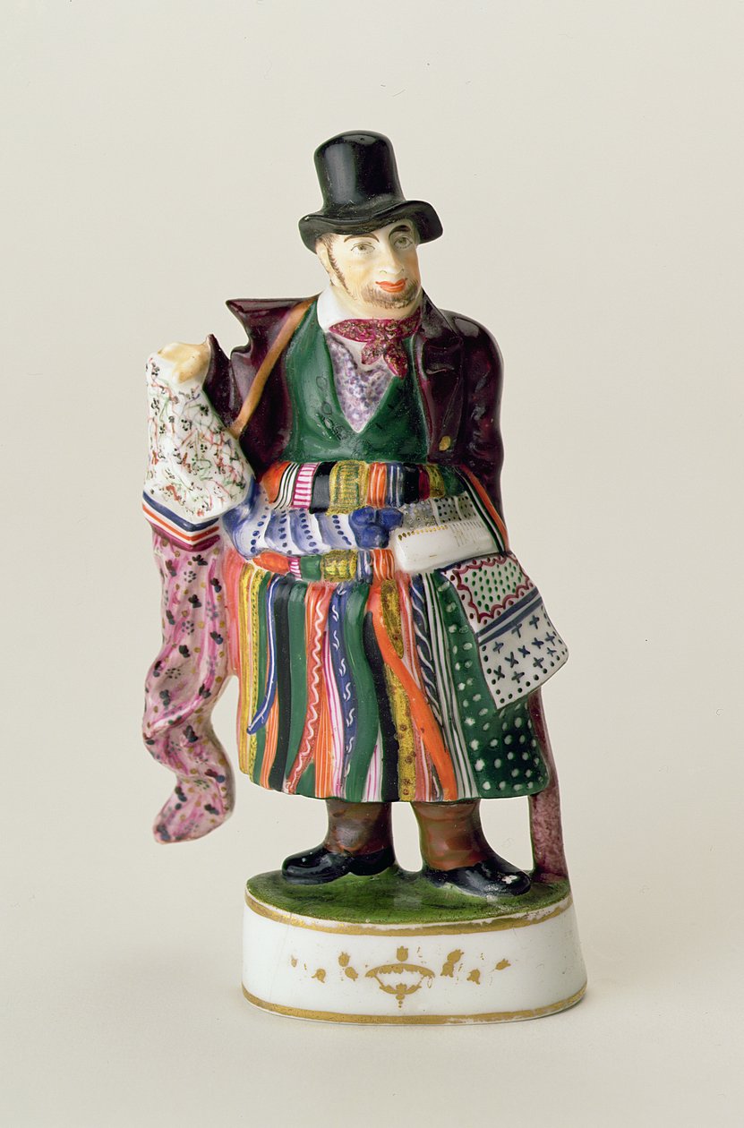 Näsdukssäljaren, Meissen figur på Johann Joachim Kandlers sätt (1706-75) (keramik) av German School