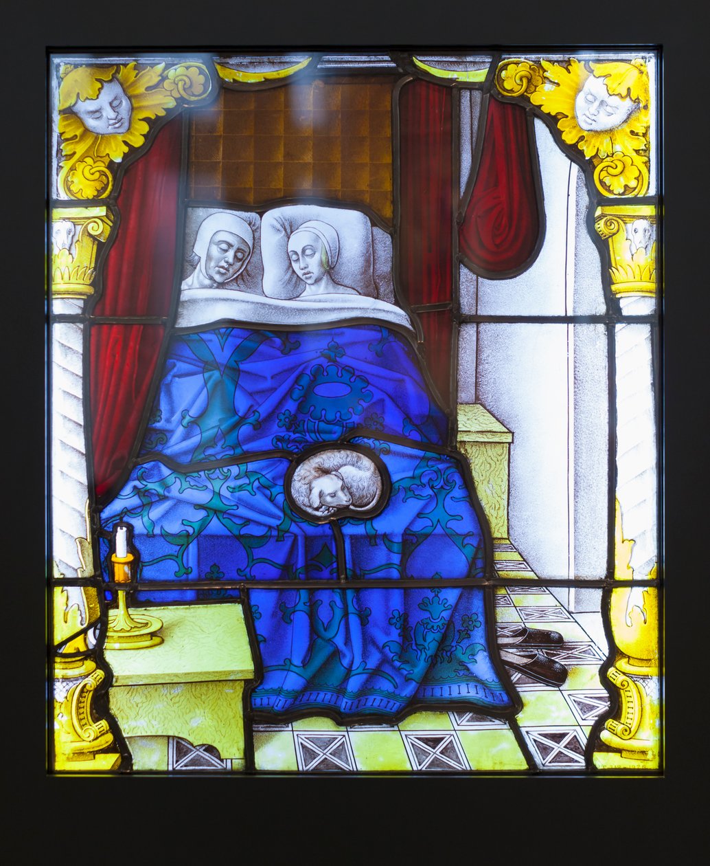 Tobias och Sara, omkring 1520 av German School