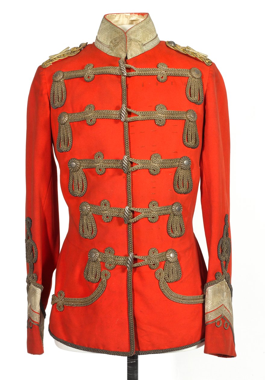 Tunika, HKH The Duke of Connaught, 3:e Zieten Hussars, tyska armén, före 1914 (tunika) av German School