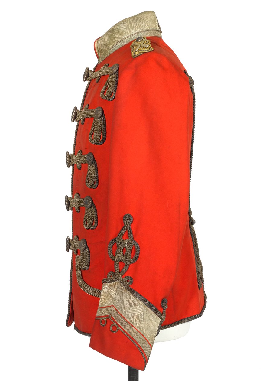 Tunika, HKH The Duke of Connaught, 3:e Zieten Hussars, tyska armén, före 1914 (tunika) av German School