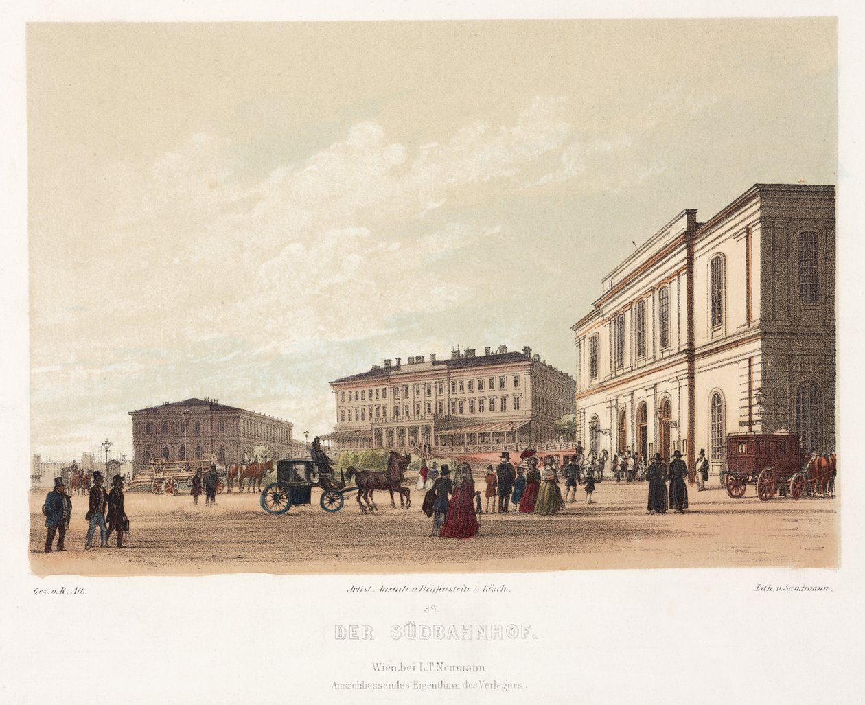 Wien södra järnvägsstation av German School