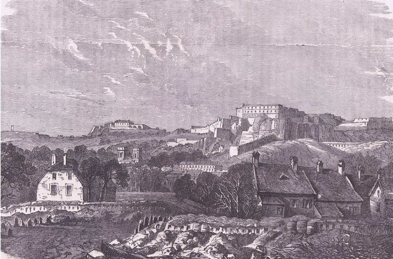 View of Belfort, Cassells History of the War between France and Germany publicerad av Cassell and Company Limited, c.1890 (litho) av German School