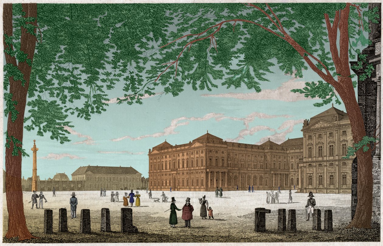 Würzburg. (gravyr, ca 1850) av German School