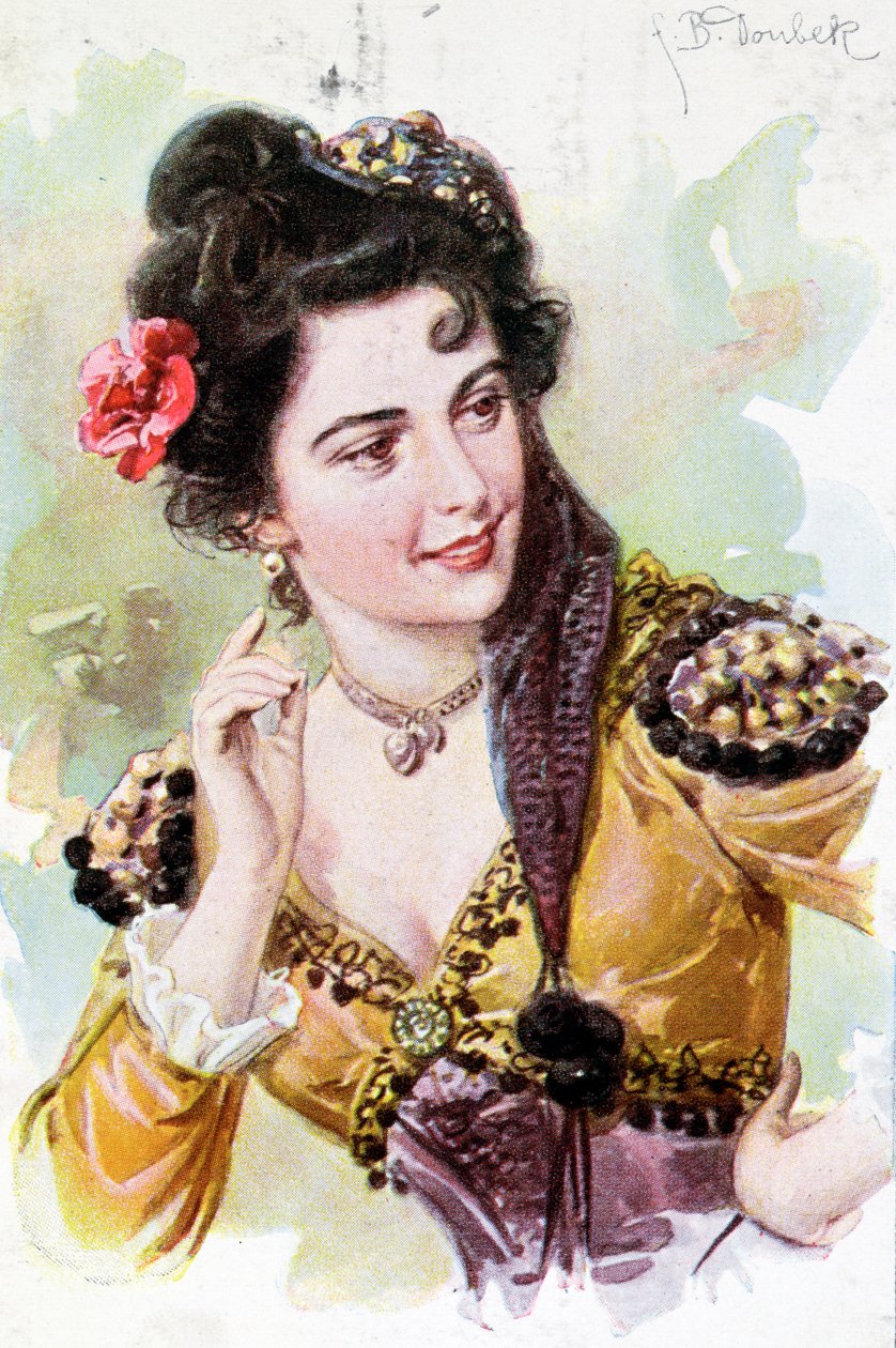 Zerline från operan Don Giovanni av Wolfgang Amadeus Mozart (1756-91), ca 1900 av German School