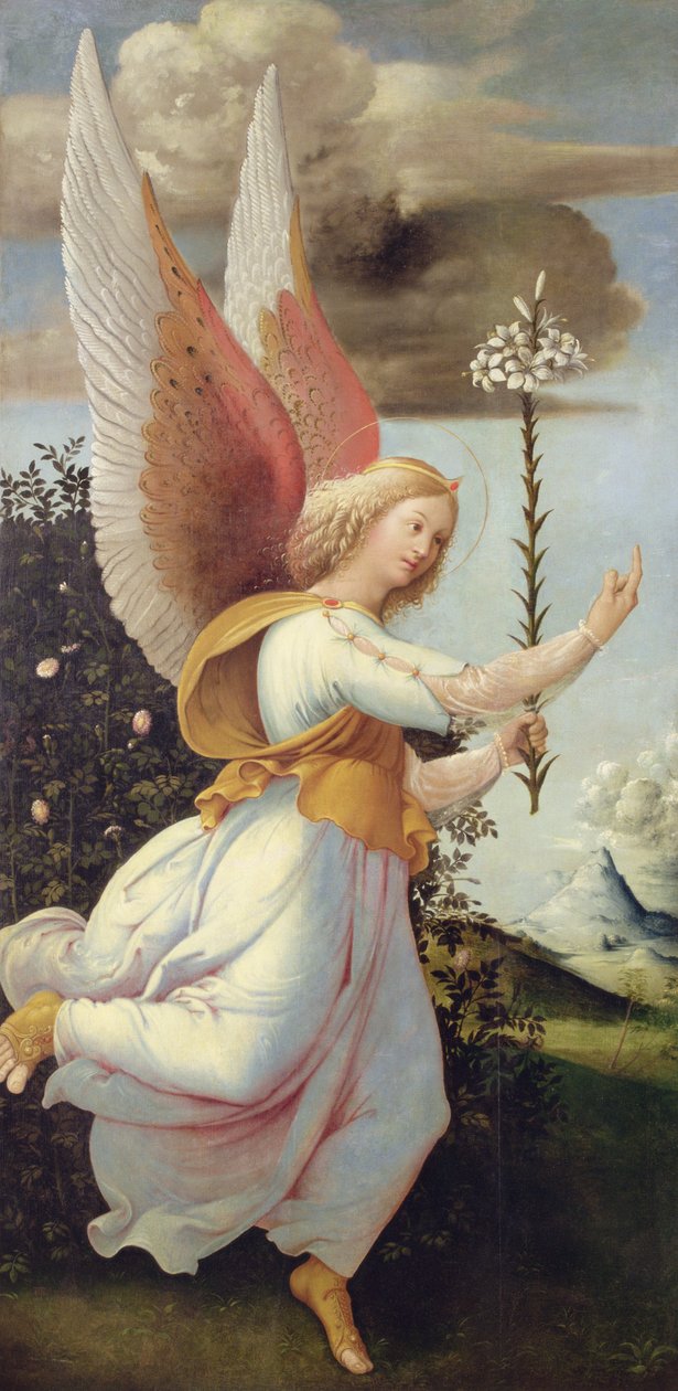 Ängel Gabriel av Gerolamo Bonsignori