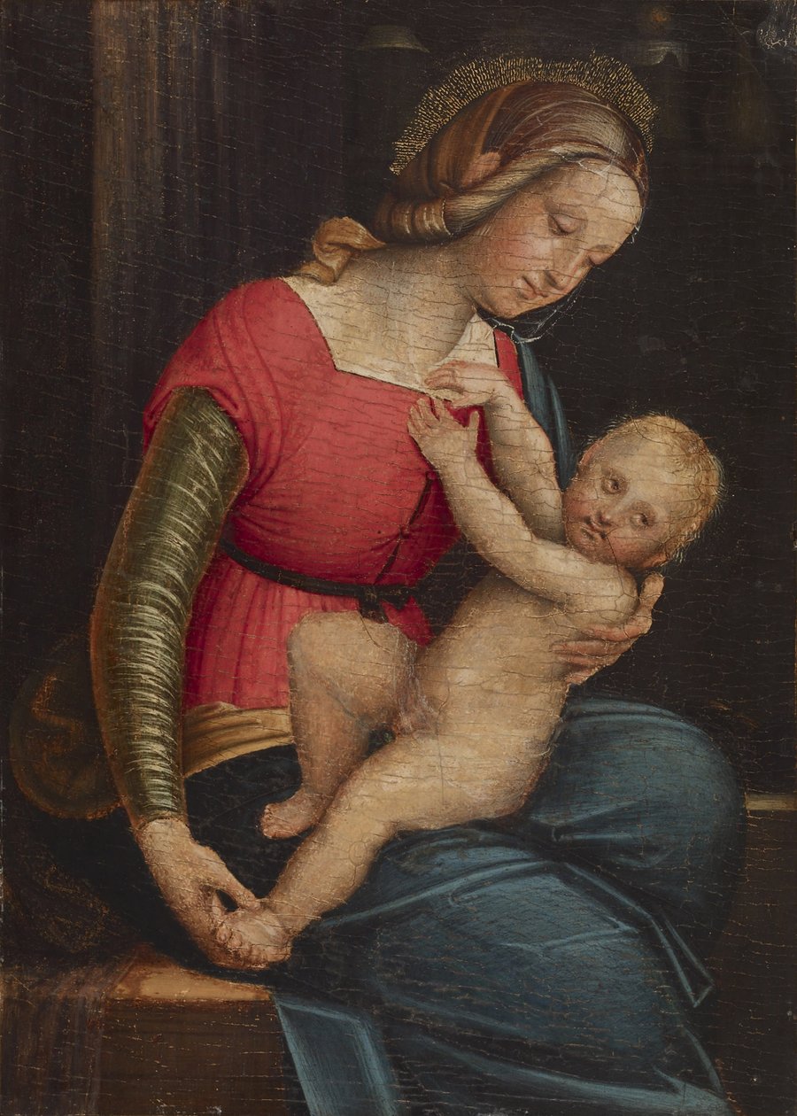 Madonna och barn, ca 1530-50 av Gerolamo Giovenone