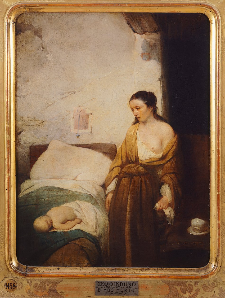 Poor Mother, av Gerolamo Induno av Gerolamo Induno