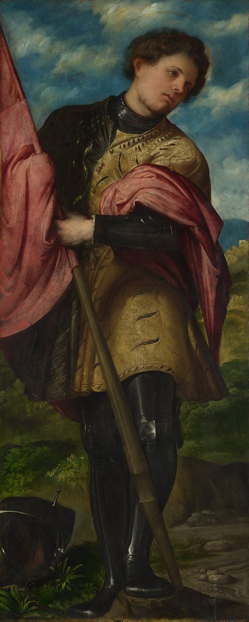 Sankt Alexander, ca 1524 av Gerolamo Romanino