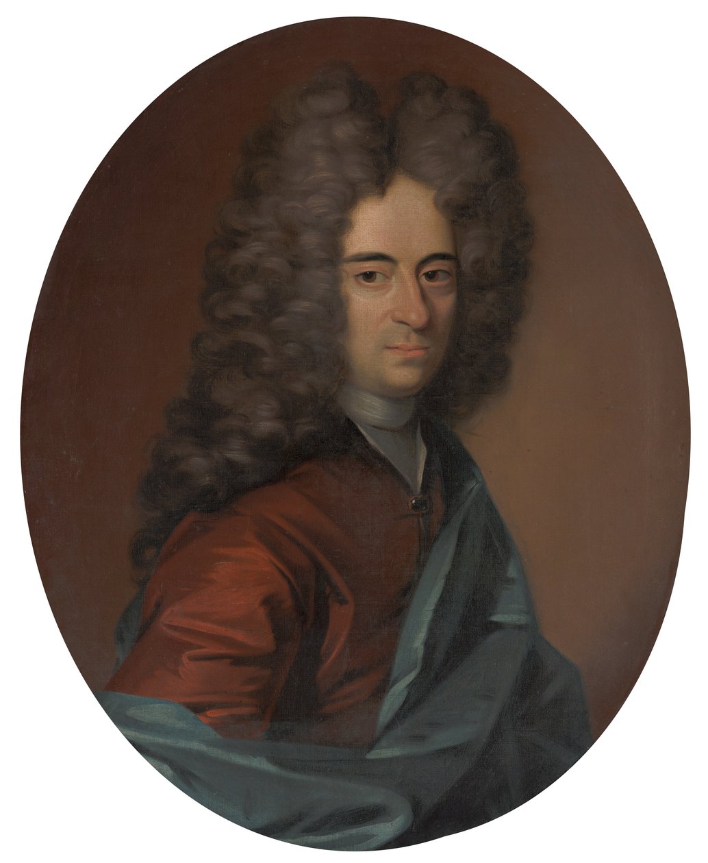 Porträtt av en man, troligen Mathias Lambertus Singendonck (1678-1742), borgmästare i Nijmegen av Gerrit Alberts