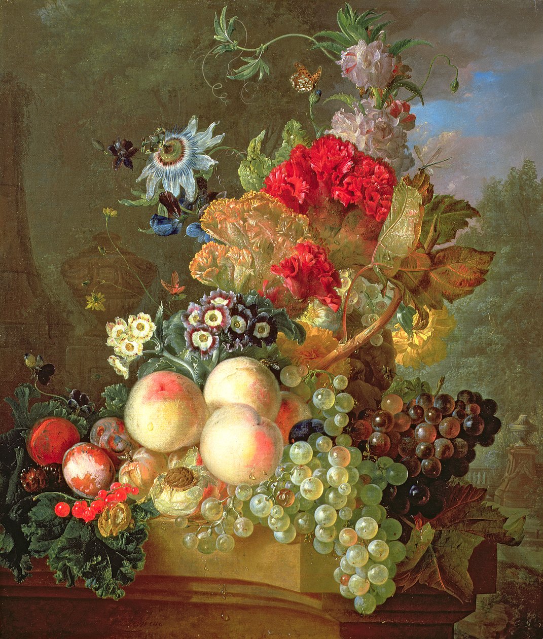 Stilleben med Auriculus av Gerrit Van Leeuwen