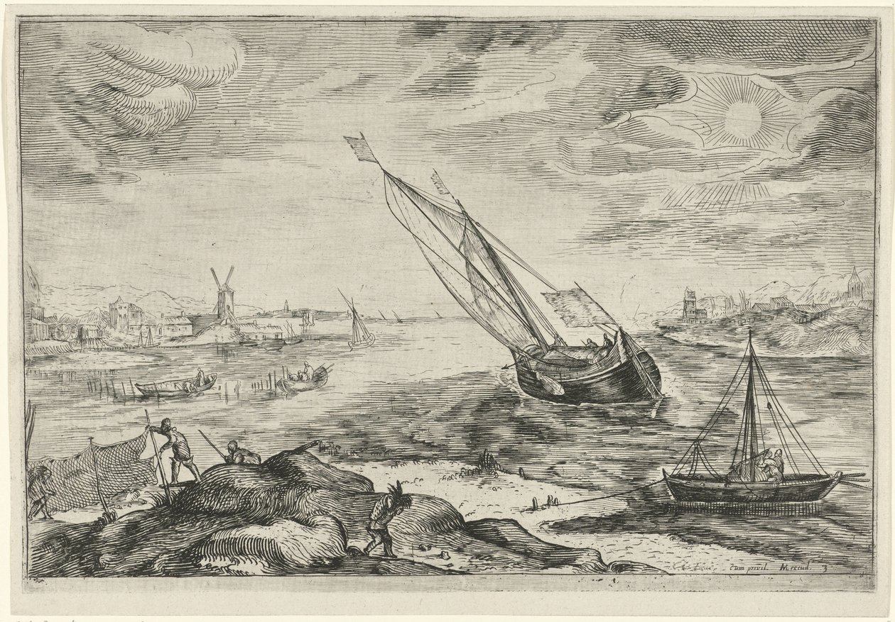 Flod vy Landskap (serietitel) av Gerrit Gauw