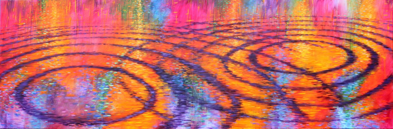 3:e symfonin, 2015 (akryl på duk) av Gerrit Greve