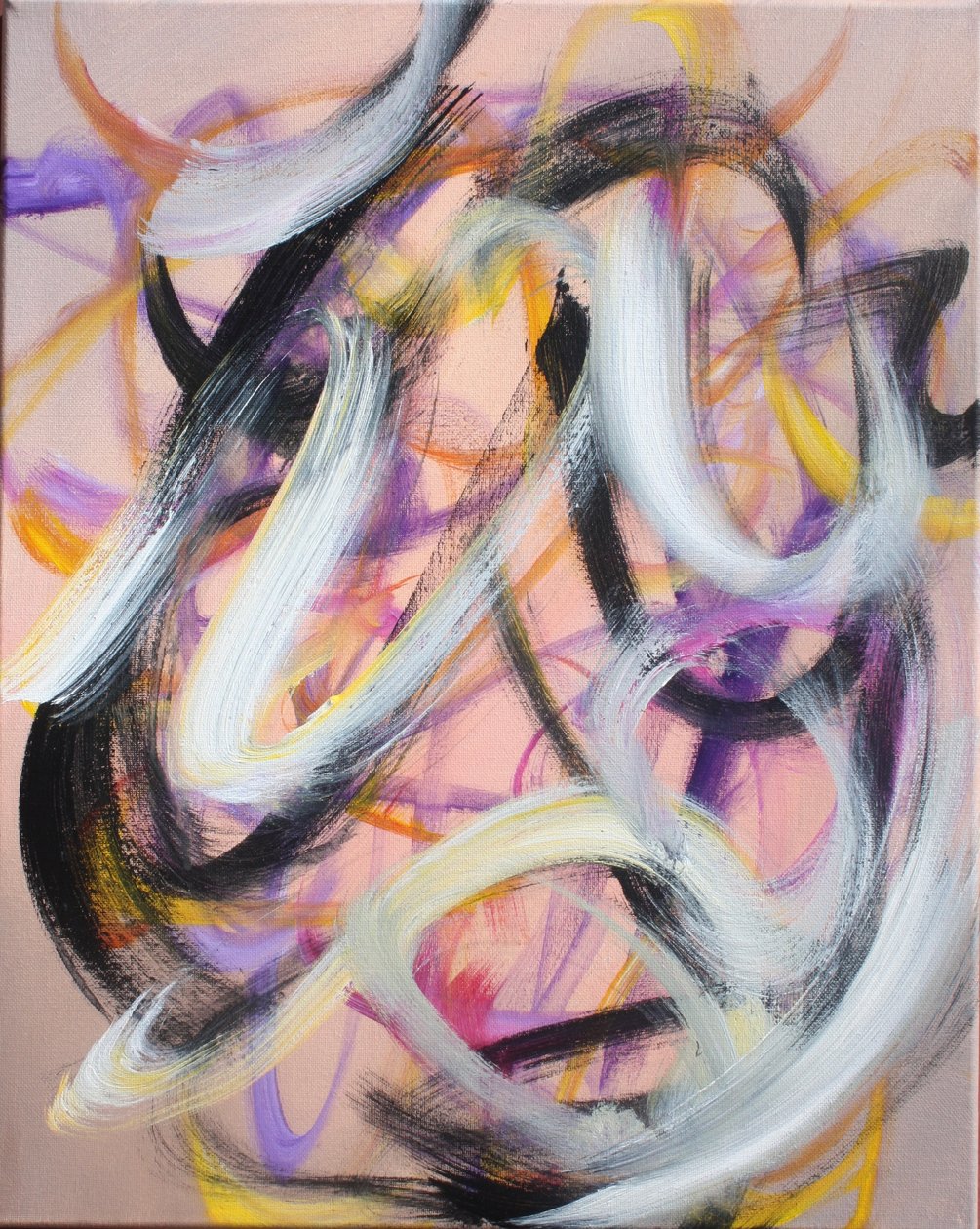 5498, 2022 (akryl på duk) av Gerrit Greve