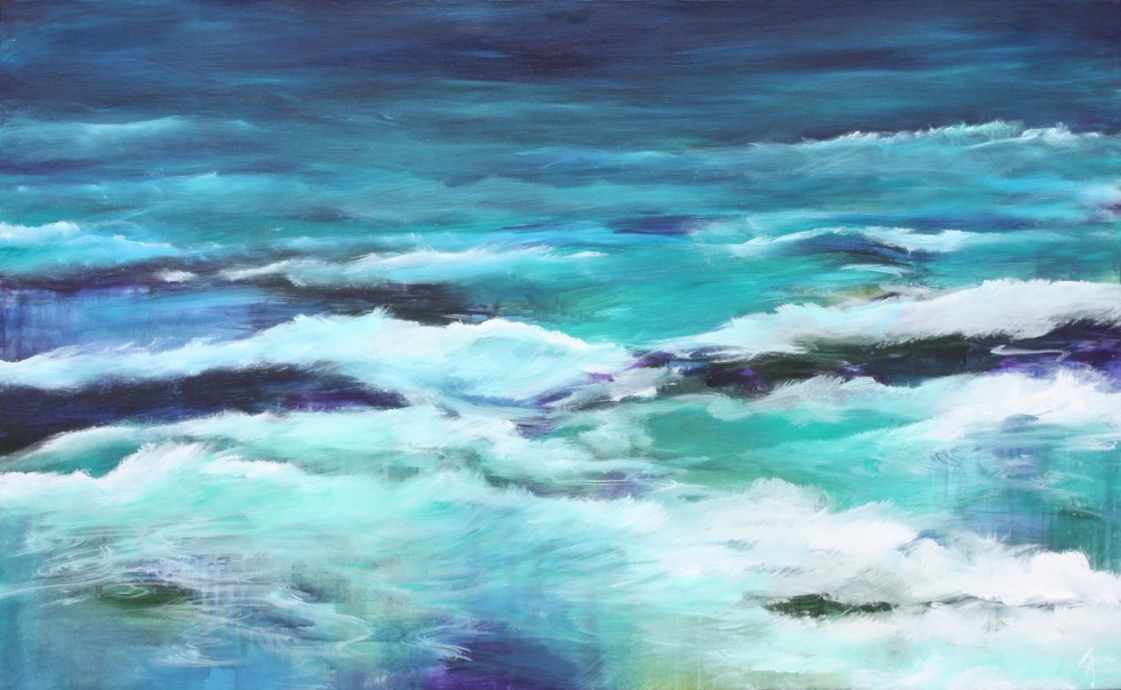 Creation, Study 14, 2005 (akryl på duk) av Gerrit Greve