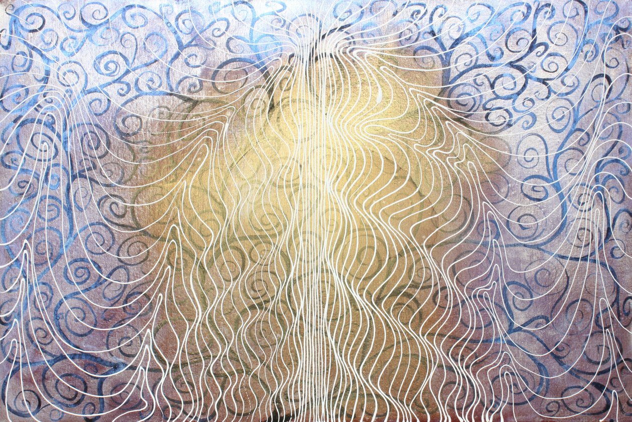 Journey 371, 2010 (akryl på duk) av Gerrit Greve