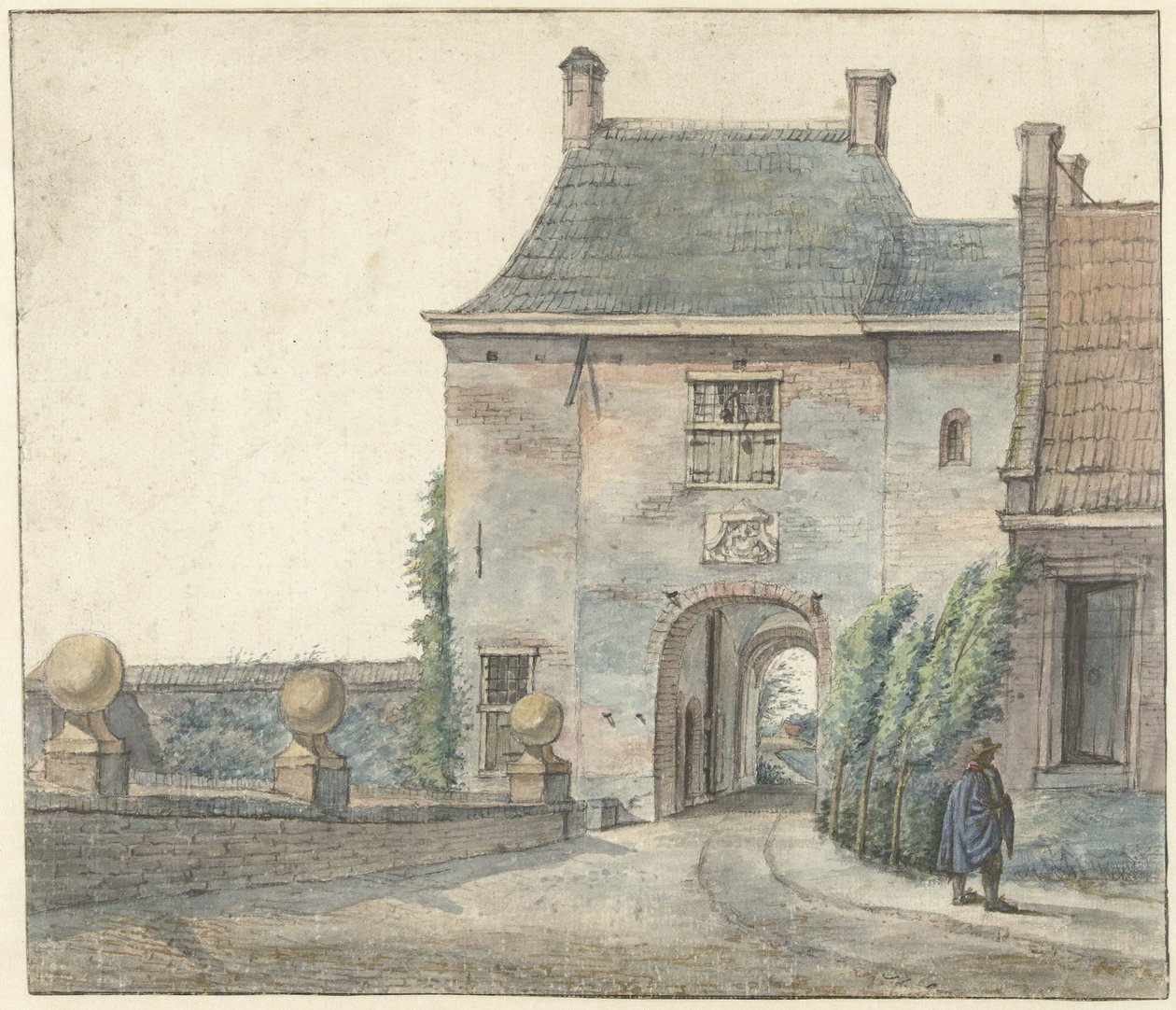 Porten till slottet Heemstede av Gerrit Lamberts