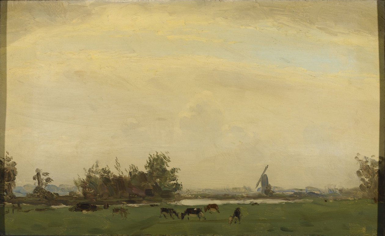 Ängslandskap på Spaarne av Gerrit Willem Dijsselhof