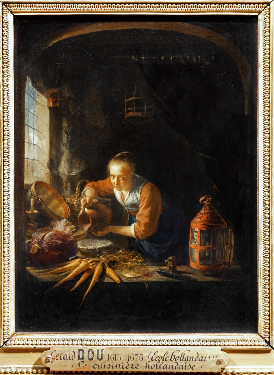 Den holländska spisen ... av Gerrit or Gerard Dou