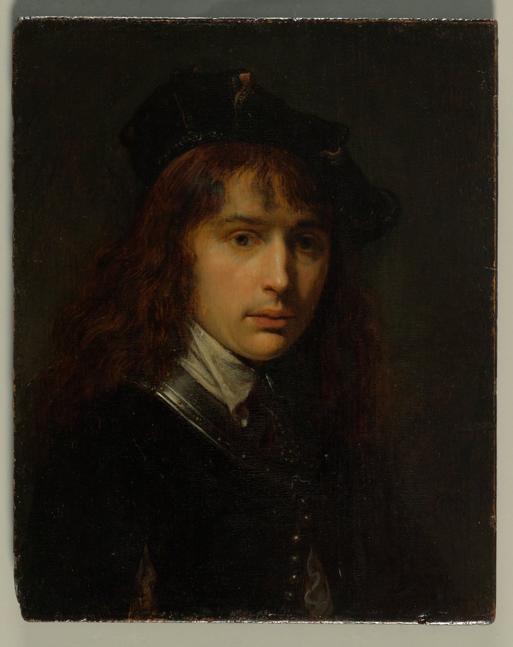 Självporträtt, ca 1631 av Gerrit Dou