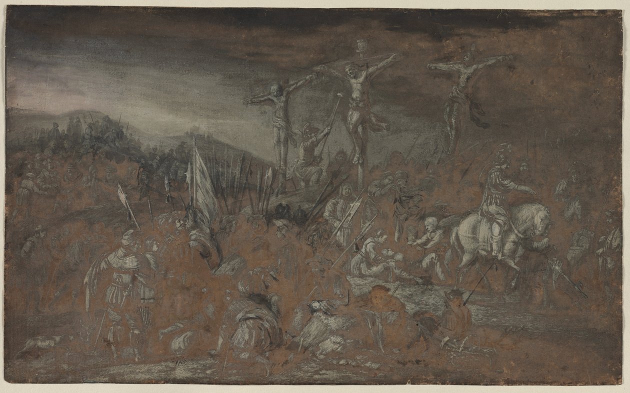 Korsfästelsen, sista halvan av 1600-talet. av Gerrit van Battem