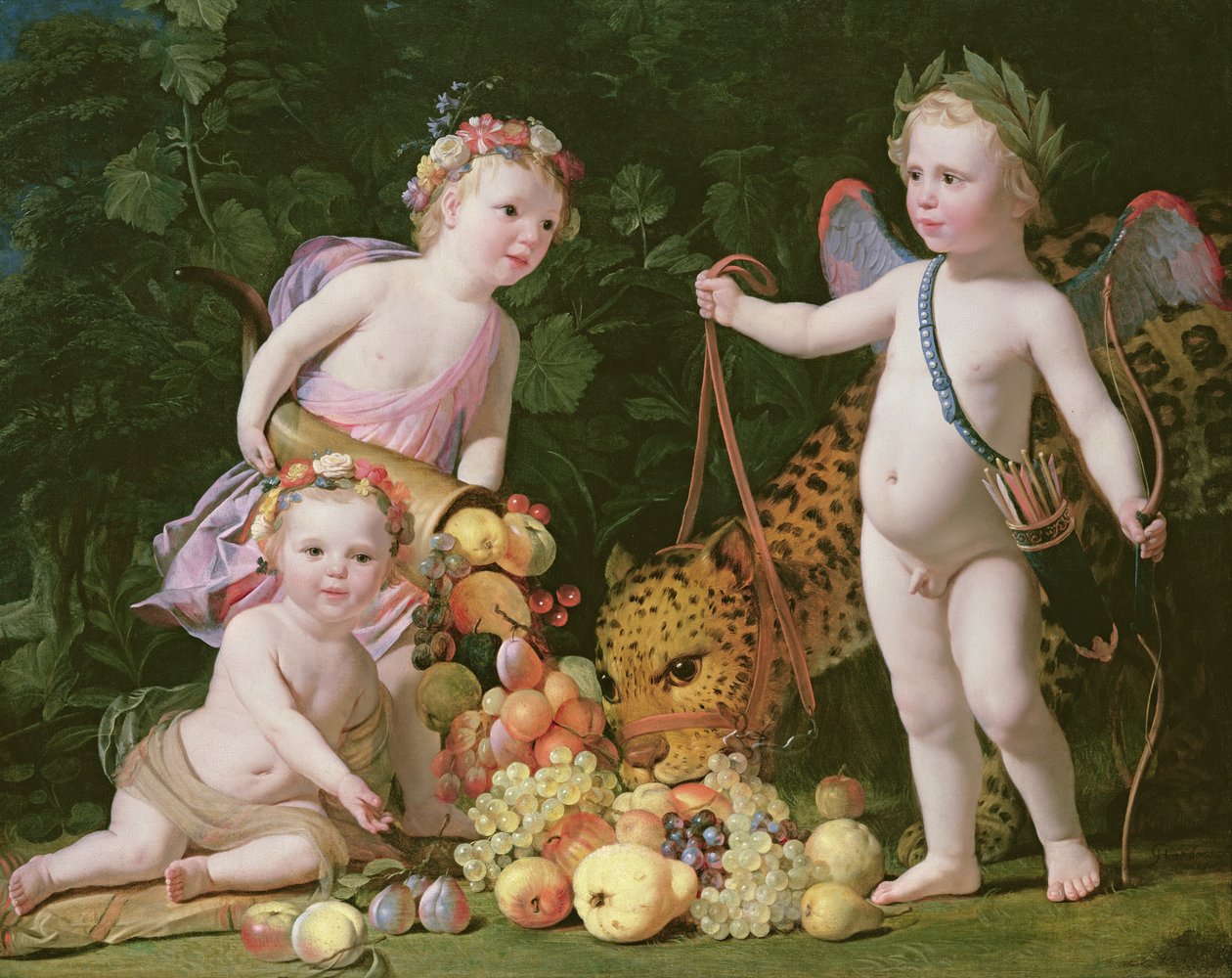 En allegori om fred och överflöd, 1629 av Gerrit van Honthorst