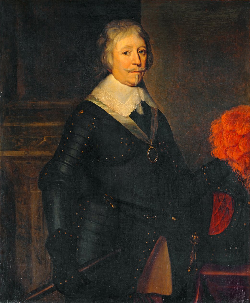 Frederic-Henri, prins av Oranien, stadhouder av de förenade provinserna... av Gerrit van Honthorst