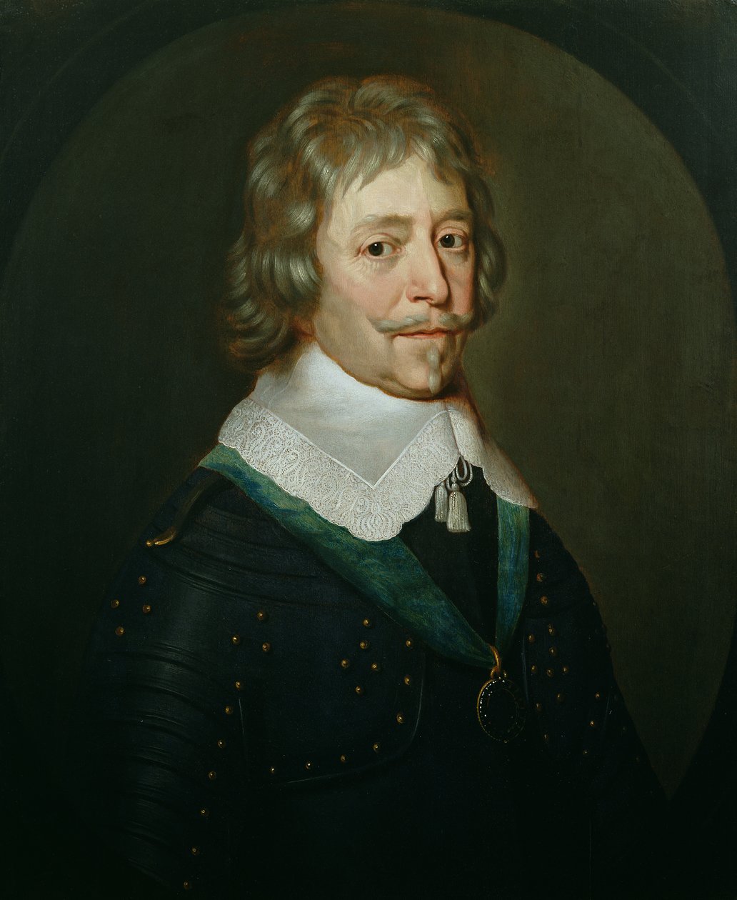 Porträtt av Fredrik Henrik (1544-1647) prins av Oranien (1584-1647) av Gerrit van Honthorst
