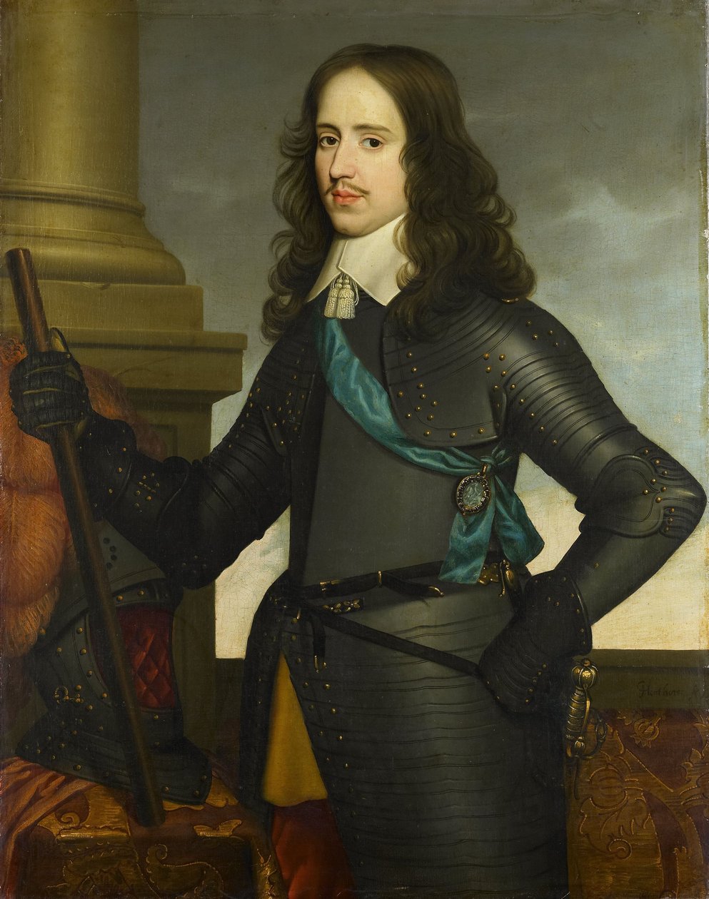 Porträtt av Willem II (1626-50), Prins av Orange, 1651 av Gerrit van Honthorst