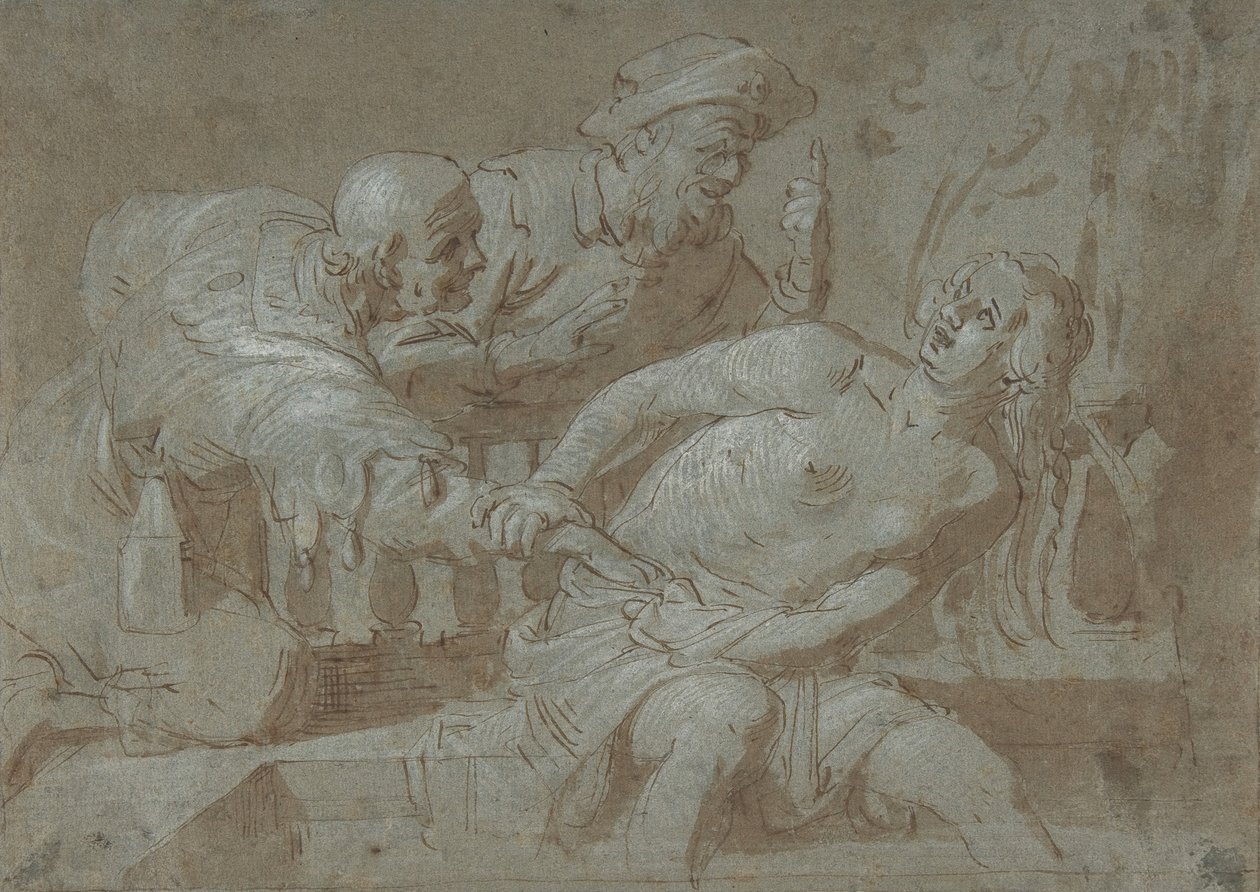 Susanna och de äldre, tidigt 1600- och mitten av 1600-talet. av Gerrit van Honthorst