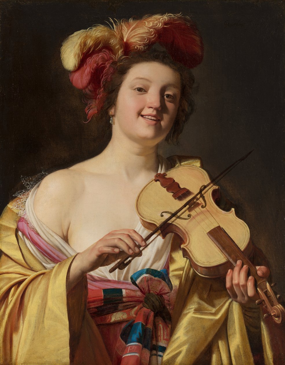 Violinspelaren av Gerrit van Honthorst