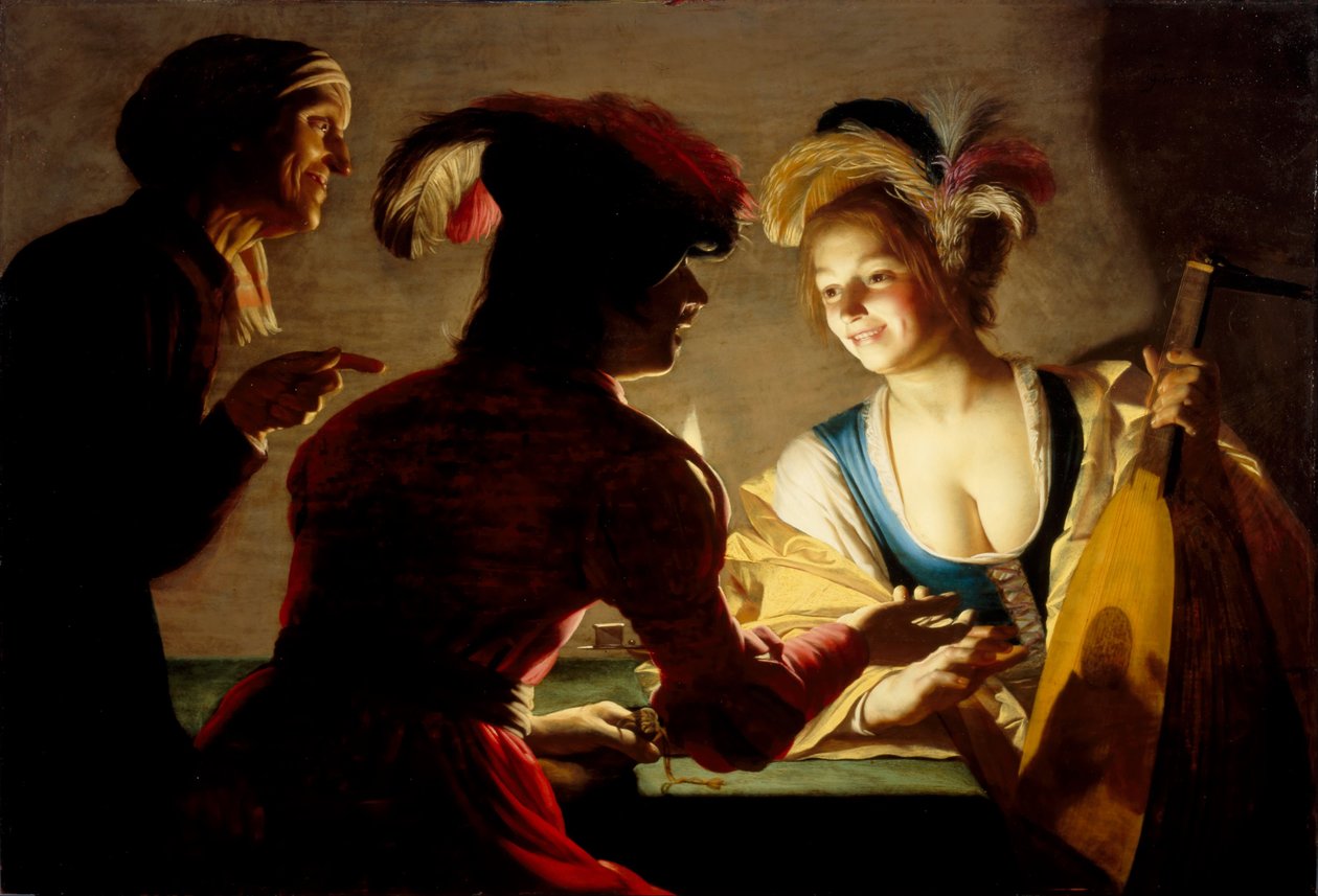 Skaffaren, 1625 av Gerrit van Honthorst