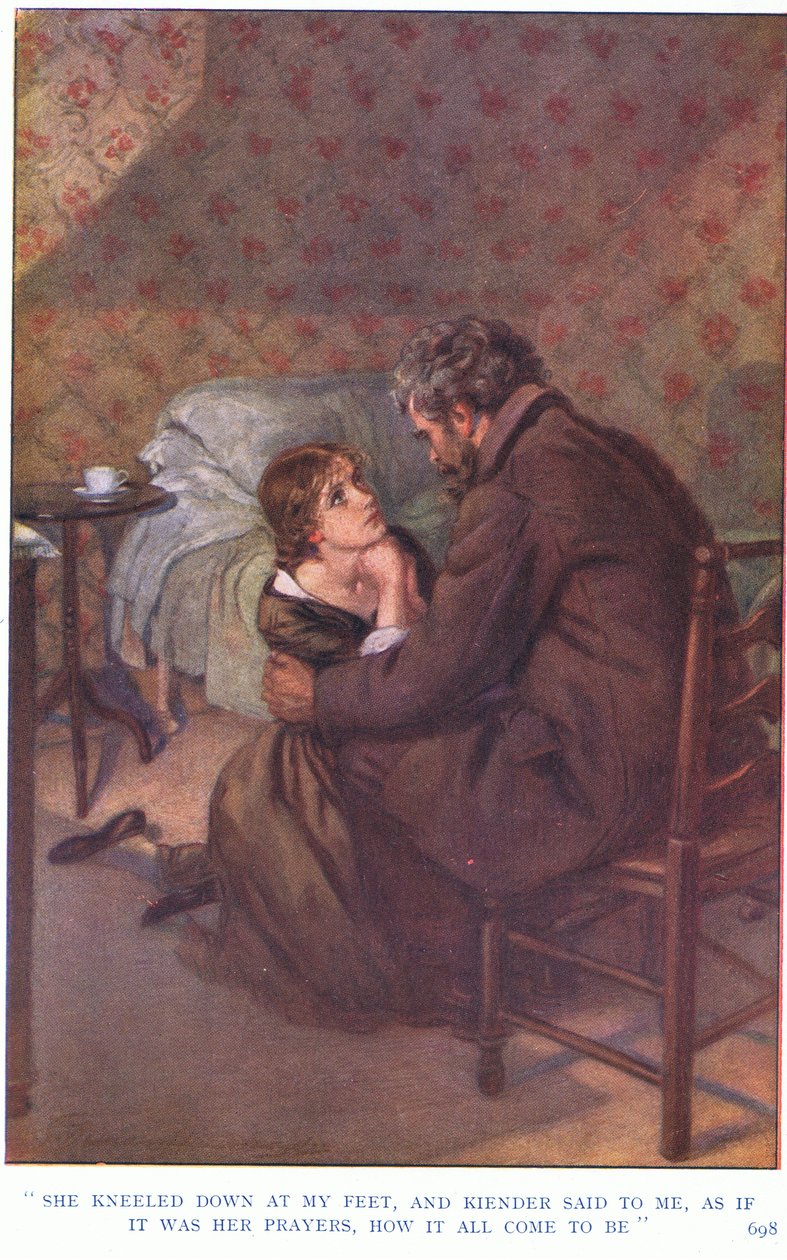 Hon knäböjde vid mina fötter, och kiender sa till mig, som om det var hennes böner, hur allt kom till av Gertrude E. Demain Hammond