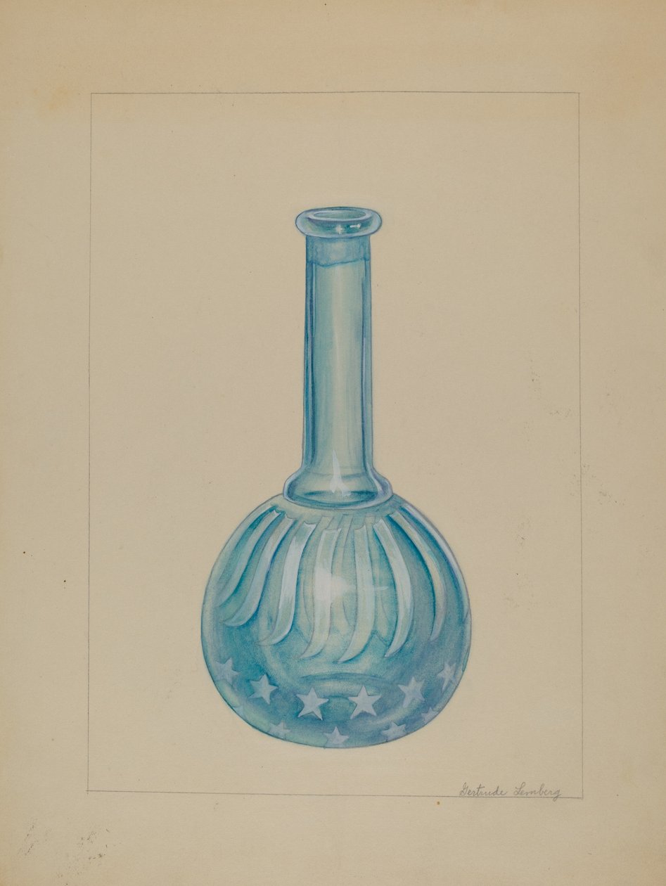 Frisörsalongsflaska, ca. 1936. av Gertrude Lemberg