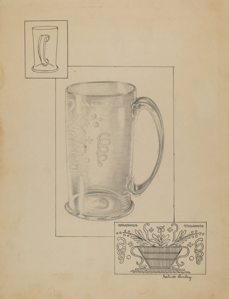 Mugg av Gertrude Lemberg