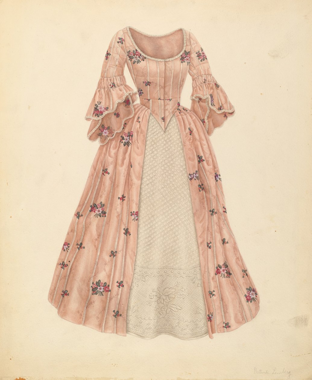 Underklänning, ca. 1941. av Gertrude Lemberg