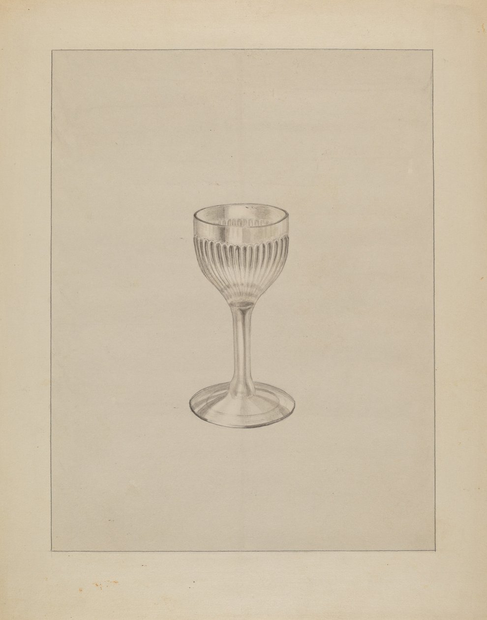 Vinglas, ca. 1936. av Gertrude Lemberg