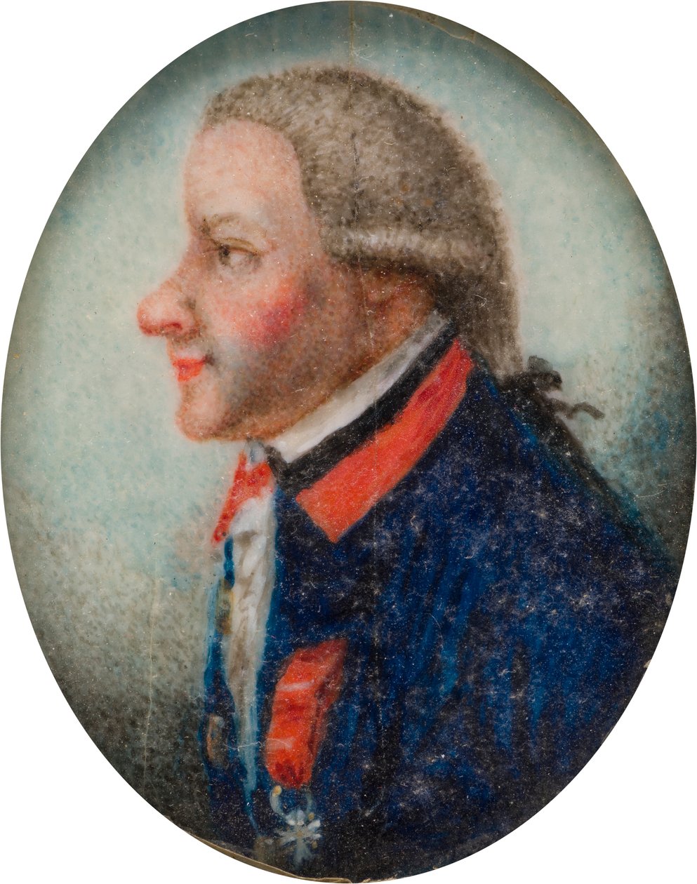 Porträtt av general Vandermeerck, ca 1735-63 (olja på papper) av Gervase Spencer