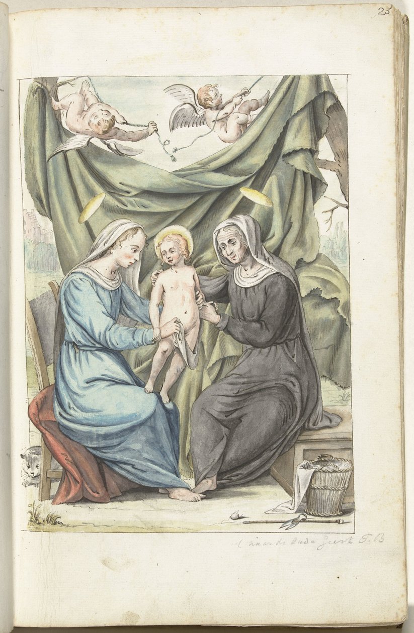 Madonna med barnet och Sankta Anna av Gesina ter Borch